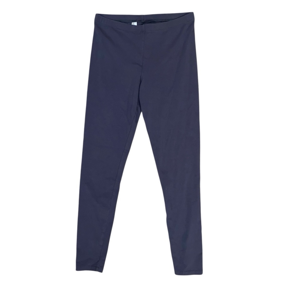 American Apparel Cotton Spandex Grey-Purple Leggings